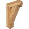 Ekena Millwork Traditional Arts & Crafts Rough Sawn Bracket, Western Red Cedar, 6"W x 22"D x 30"H BKT06X22X30TRA03RWR - alternate 1
